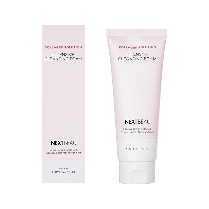 Пенка для умывания `NEXTBEAU` COLLAGEN SOLUTION с гидролизованным коллагеном 150 мл