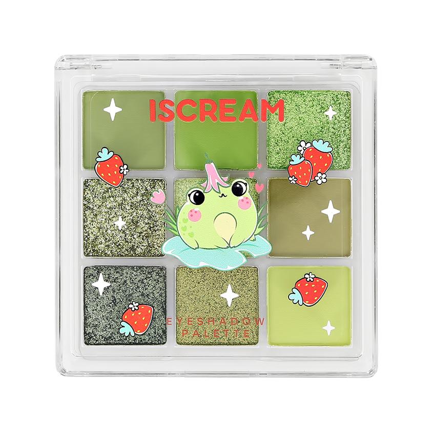 ISCREAM | Палетка теней для век `ISCREAM` FROG тон 01-09