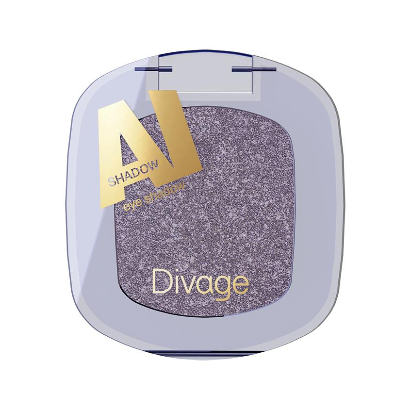 Тени для век `DIVAGE` AI EYESHADOW компактные сияющие тон 05 Dusk
