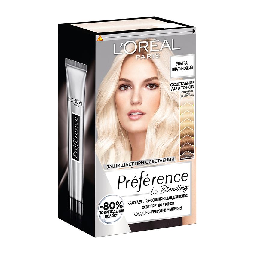 LOREAL | Краска для волос `LOREAL` `PREFERENCE` тон 9 (Ультра-платиновый)