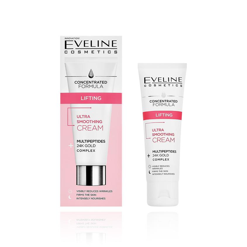 Крем для лица `EVELINE` CONCENTRATED FORMULA с мультипептидами (разглаживающий) 50 мл