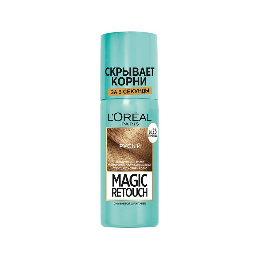 Спрей для волос тонирующий `LOREAL` `MAGIC RETOUCH` тон 4 (русый) 75 мл