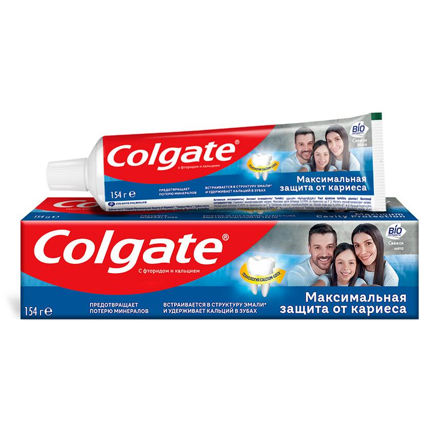 Паста зубная `COLGATE` МАКСИМАЛЬНАЯ ЗАЩИТА ОТ КАРИЕСА Свежая мята 100 мл