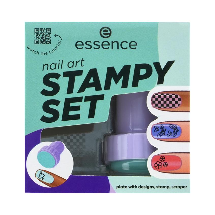 Набор для стемпинга ногтей `ESSENCE` NAIL ART STAMPY SET тон 01 Stamping on