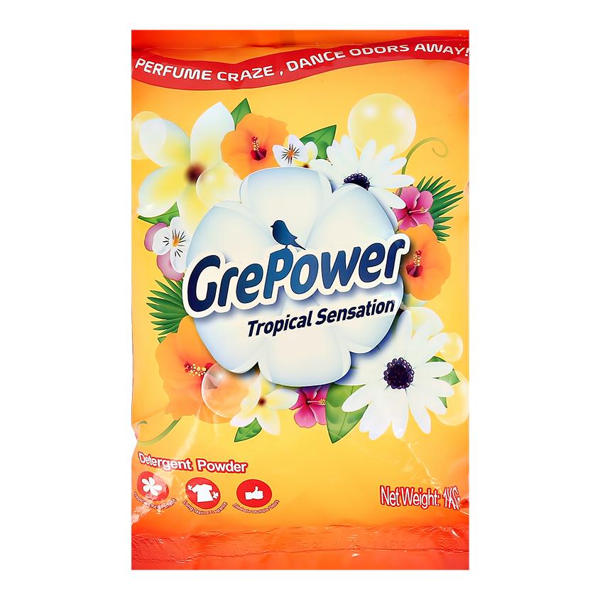 Средство для стирки `GREPOWER` с тропическим ароматом 1 кг