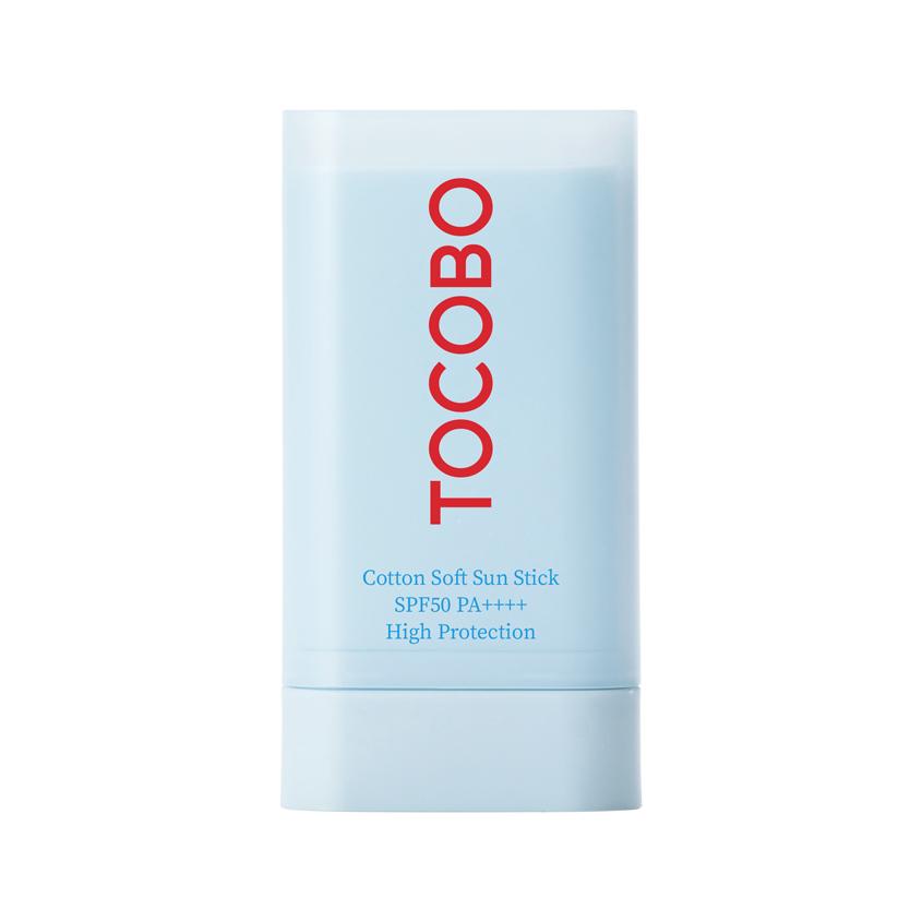 Стик для лица `TOCOBO` солнцезащитный с экстрактом хлопка SPF50+ 19 гр