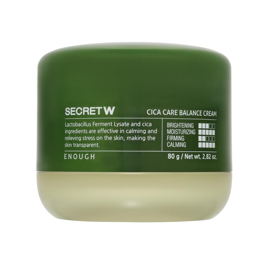 Крем для лица `ENOUGH` SECRET с экстрактом центеллы азиатской и лактобактериями (успокаивающий) 80 г