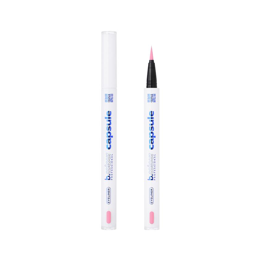 Подводка-лайнер для глаз `B.COLOUR PROFESSIONAL` 24H COLOURSTAY & WATERPROOF водостойкая тон 08 Party pink