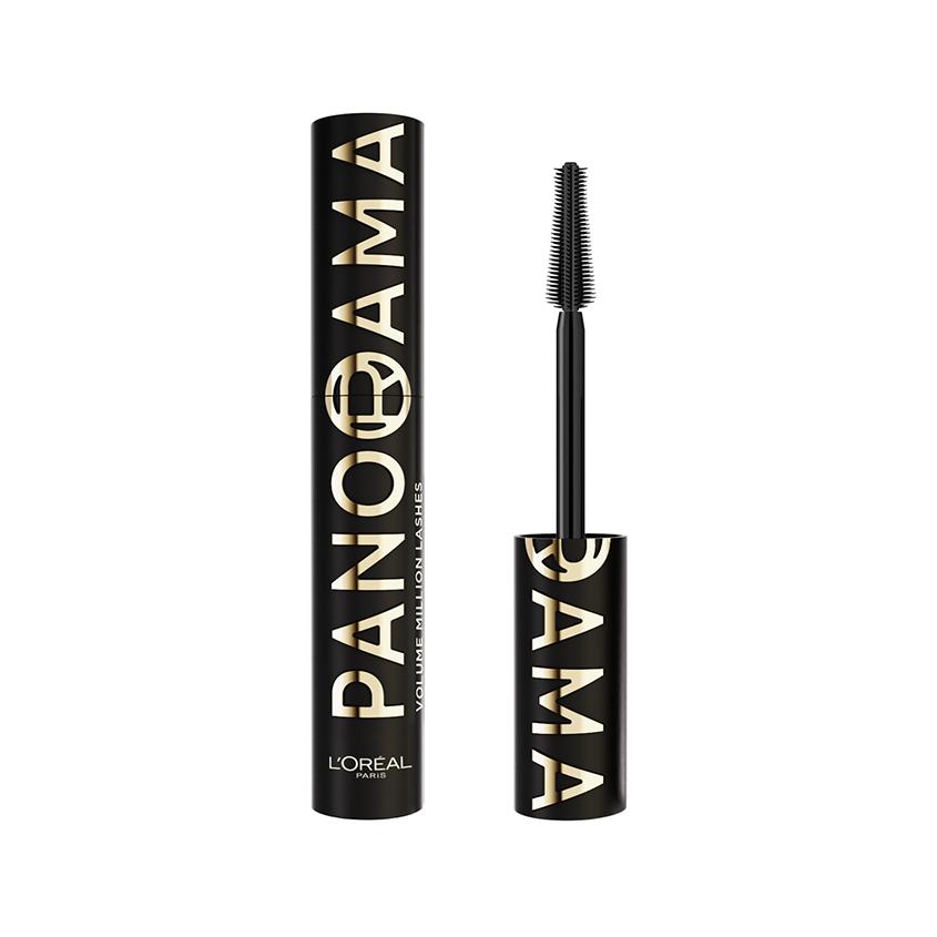 Тушь для ресниц `LOREAL` VOLUME MILLION LASHES PANORAMA ALL NIGHT BLACK тон экстра черный