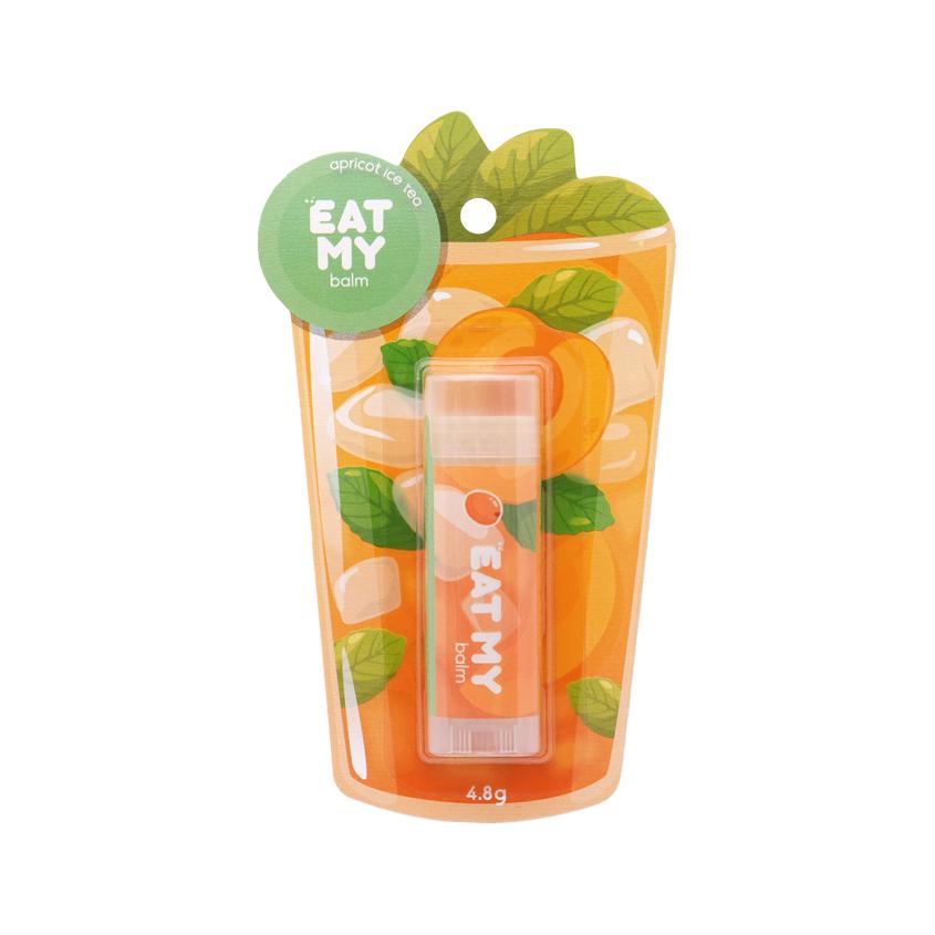 Бальзам для губ `EAT MY` Абрикосовый айс ти 4,8 г