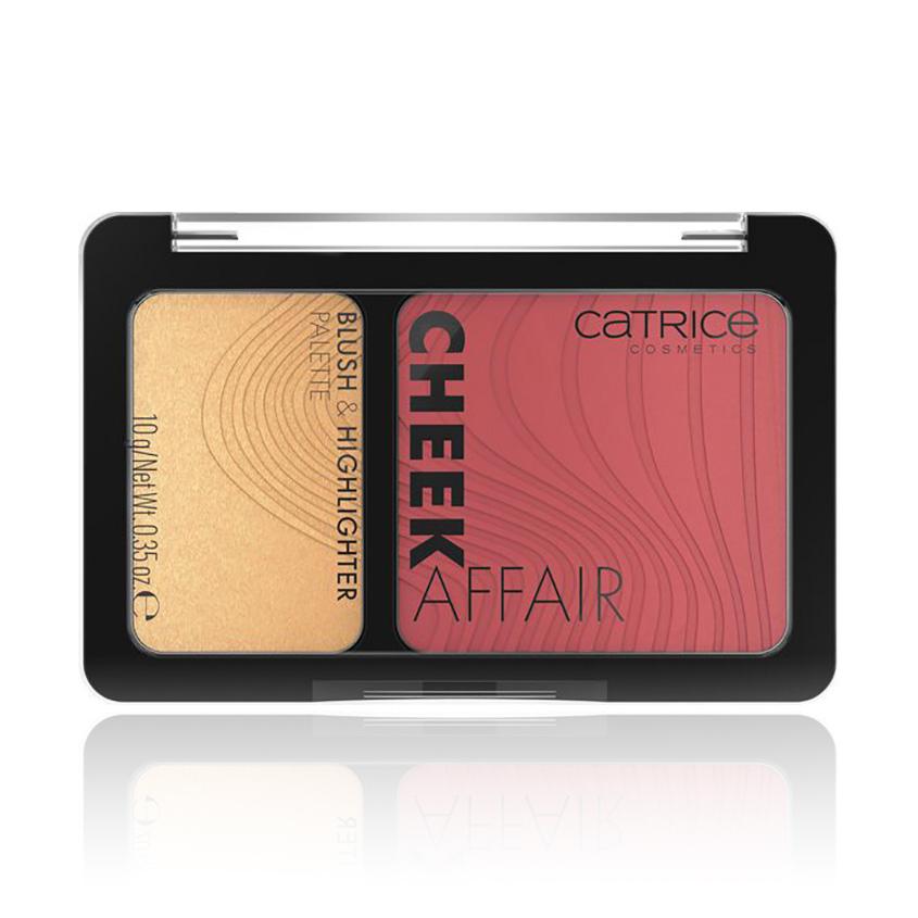 Палетка для лица `CATRICE` CHEEK AFFAIR Blush & Highlighter тон 020