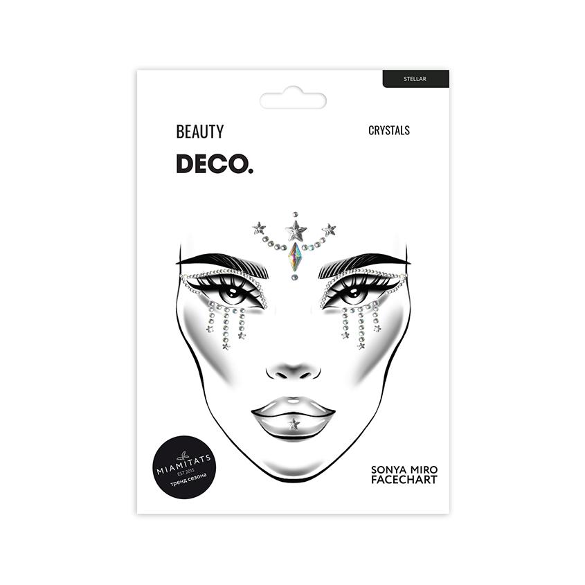 Кристаллы для лица и тела `DECO.` FACE CRYSTALS by Miami tattoos (Stellar)