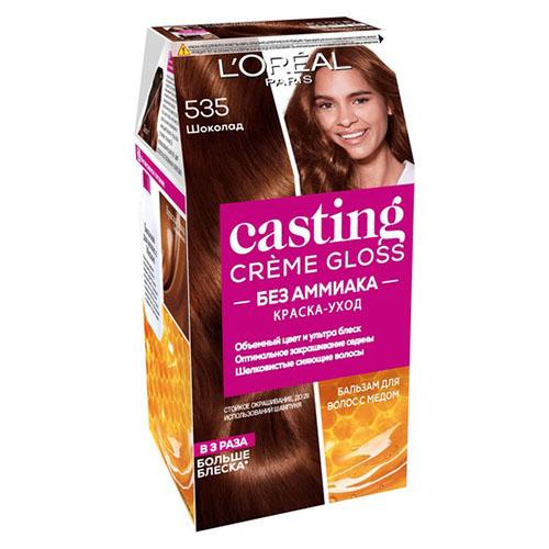 Крем-краска для волос `LOREAL` `CASTING` CREME GLOSS тон 535 (Шоколад)