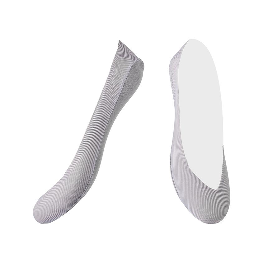 TRENDY LOOK | Подследники `TRENDY LOOK` ICE SILK WITH V-CUT SHAPED (серый) one size