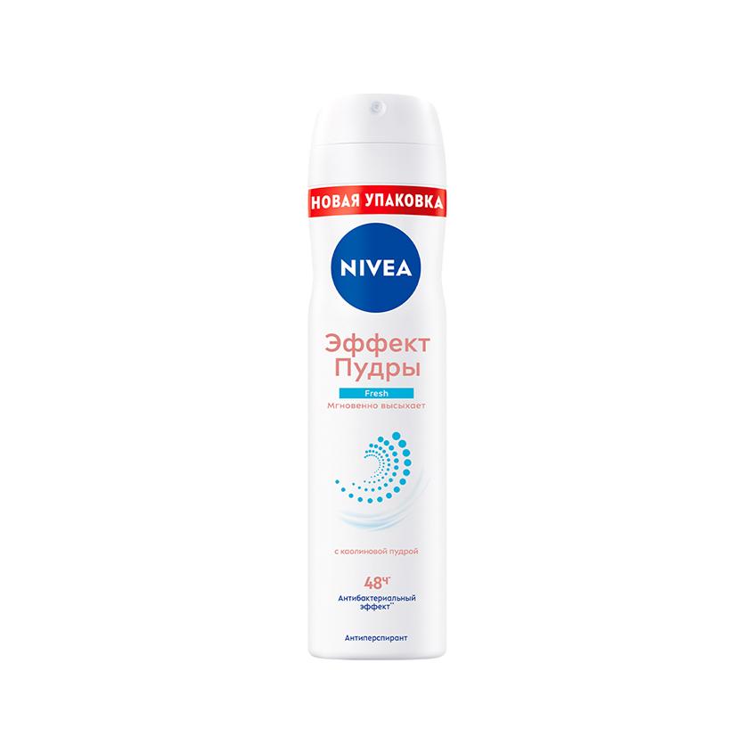 Део-спрей жен. `NIVEA` ЭФФЕКТ ПУДРЫ FRESH (антиперспирант) 150 мл