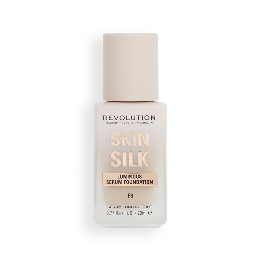 Основа тональная для лица `REVOLUTION` SKIN SILK Luminous Serum Foundation тон F3