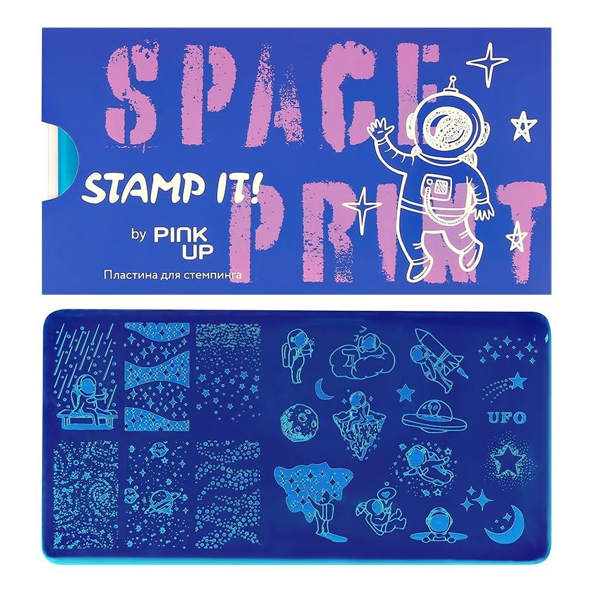 PINK UP | Пластина для стемпинга `PINK UP` `STAMP IT!` SPACE PRINT