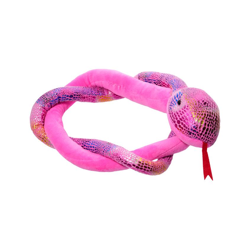 Мягкая игрушка змейка `LADY PINK`