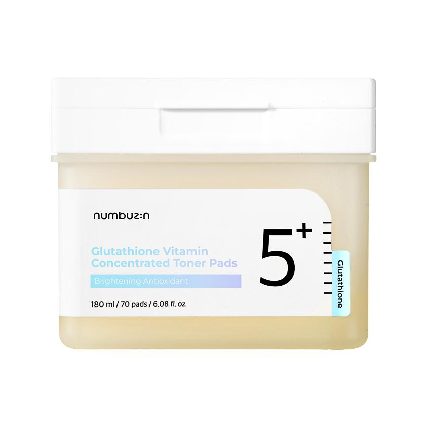 Пэды для лица `NUMBUZIN` NO. 5+ Vitamin-Niacinamide Concentrated с ниацинамидом 70 шт