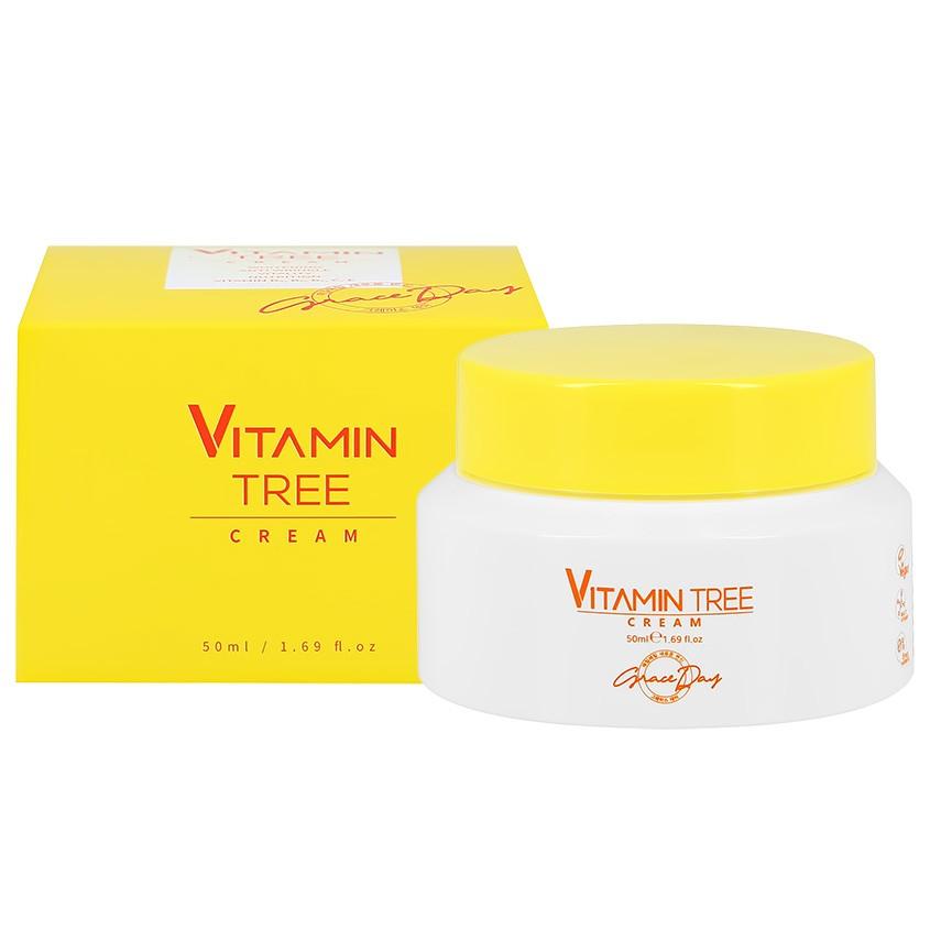 Крем для лица `GRACE DAY` VITAMIN TREE выравнивающий тон кожи 50 мл