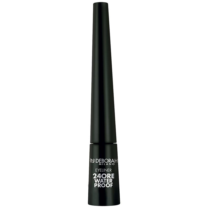 Подводка для глаз `DEBORAH` EYELINER 24ORE WATERPROOF водостойкая жидкая тон черный