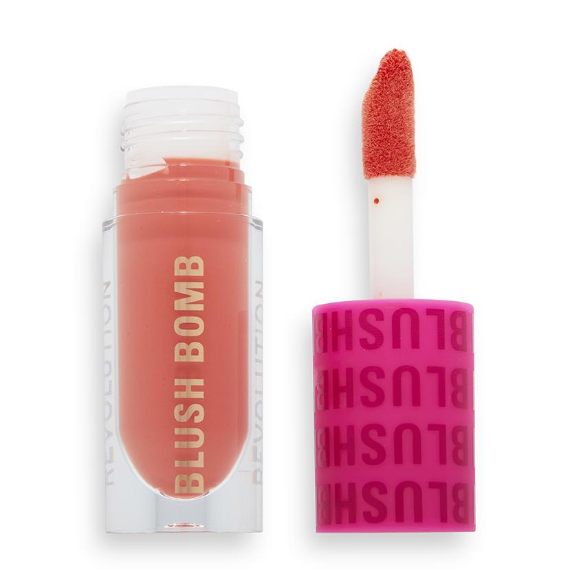 Румяна для лица `REVOLUTION` BLUSH BOMB жидкие тон Glam Orange