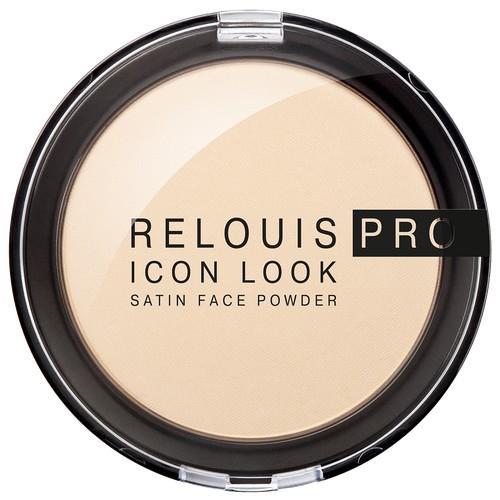 Пудра компактная для лица `RELOUIS` `RELOUIS PRO` ICON LOOK SATIN FACE POWDER тон 00