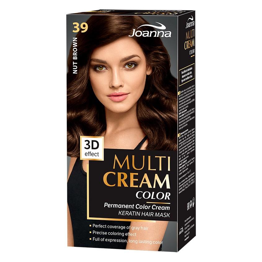 Краска для волос `JOANNA` MULTI CREAM 3D Ореховый (тон 39)