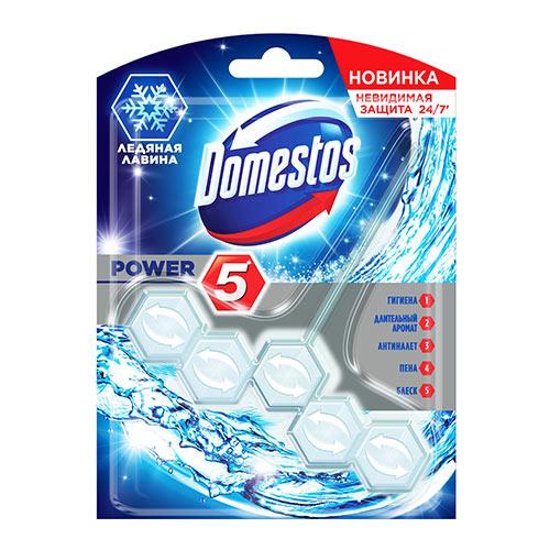 Подвеска для унитаза `DOMESTOS` Ледяная лавина 53 г