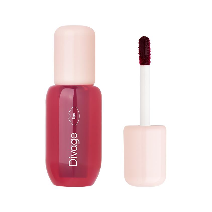 Тинт для губ `DIVAGE` KISS & STAY с глянцевым финишем тон 06 Deep lilac