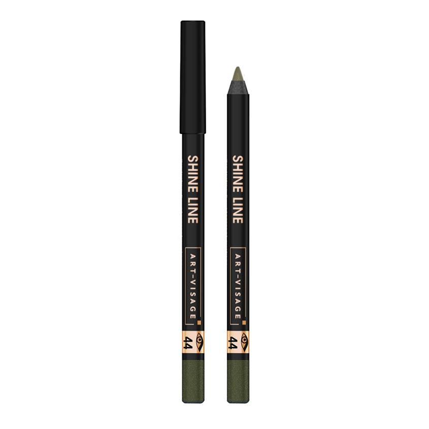 Карандаш для глаз `ART-VISAGE` SHINE LINE водостойкий тон 44 Олива