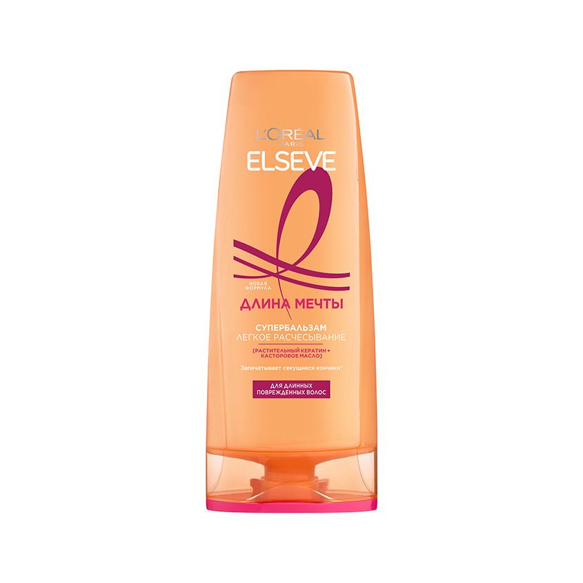 Бальзам-ополаскиватель для волос `LOREAL` `ELSEVE` ДЛИНА МЕЧТЫ для длинных поврежденных волос 400 мл