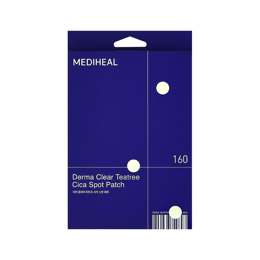 Набор точечных пластырей для лица `MEDIHEAL` DERMA CLEAR с экстрактом чайного дерева 160 шт