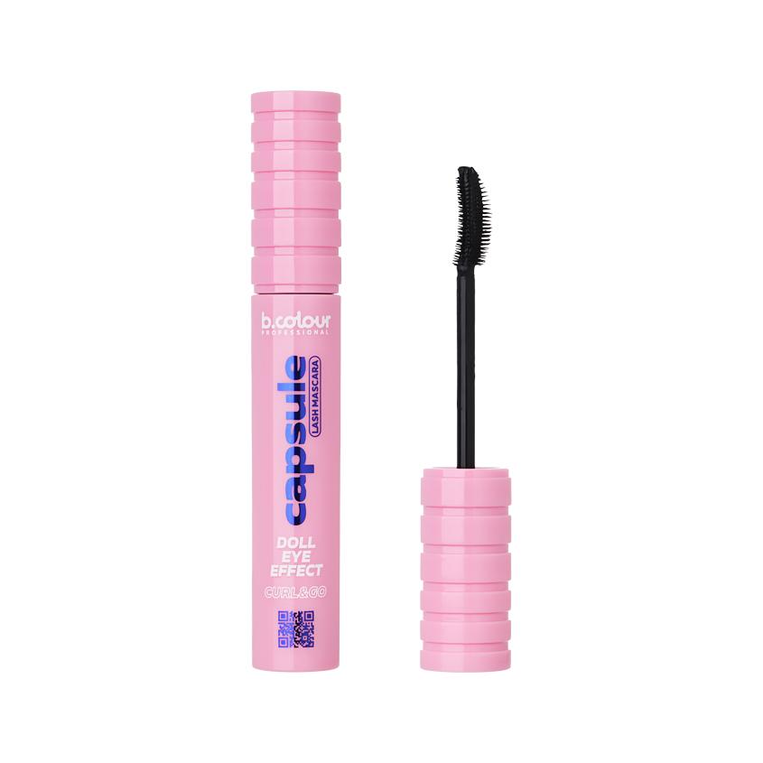 Термотушь для ресниц `B.COLOUR PROFESSIONAL` DOLL EYE EFFECT с эффектом подкручивания тон 01 Черный