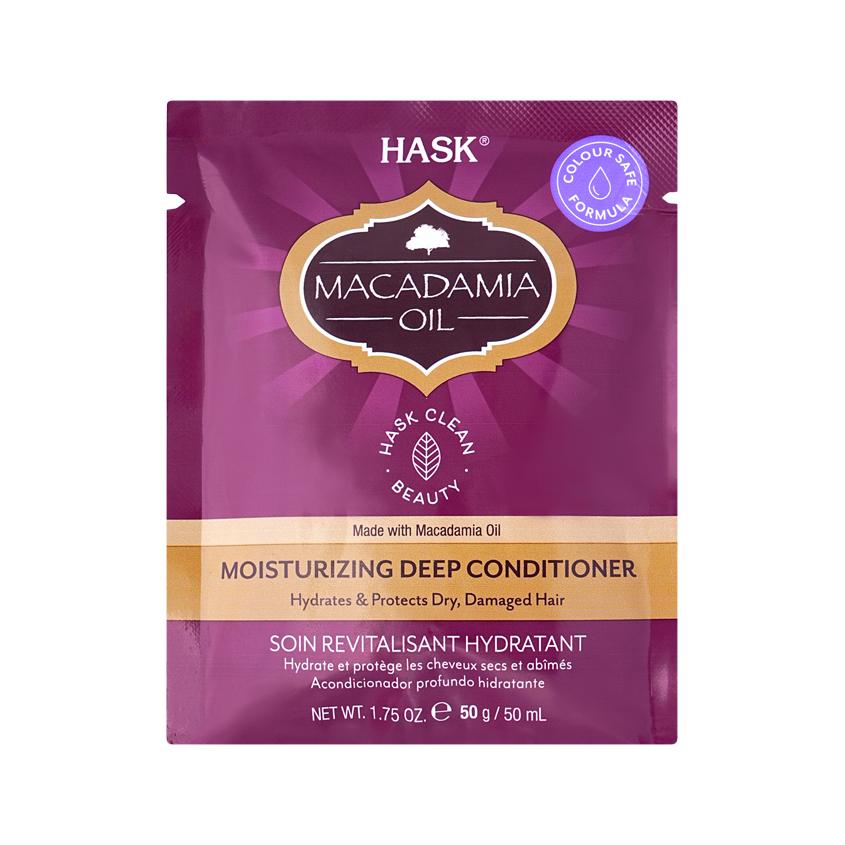 Кондиционер для волос `HASK` MACADAMIA OIL с экстрактом макадамии (увлажняющий) 50 г