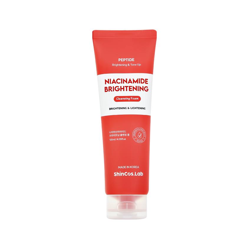 Пенка для лица `SHINCOS.LAB` BRIGHTENING & LIGHTENING с ниацинамидом (выравнивающая тон кожи) 120 мл