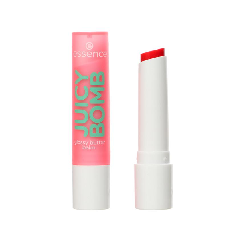 Бальзам-блеск для губ `ESSENCE` JUICY BOMB Glossy butter balm тон 01 One in a melon