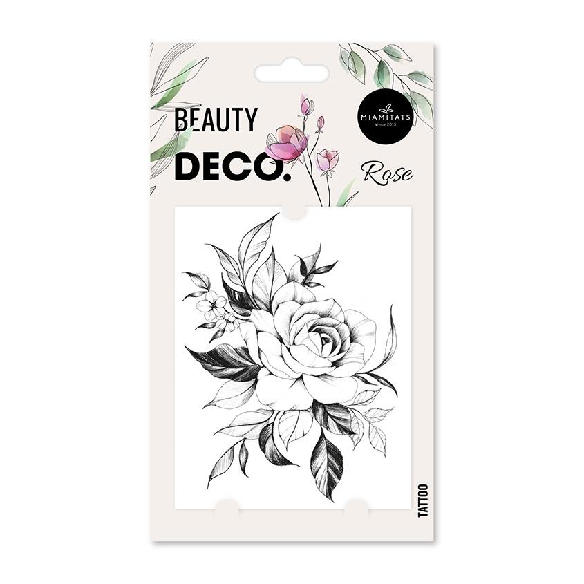 Татуировка для тела `DECO.` FLORAL by Miami tattoos переводная (Rose)