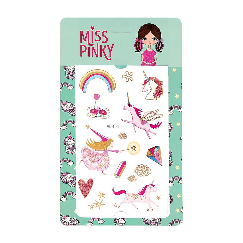 Татуировки переводные `MISS PINKY` 12 x 7,5 см