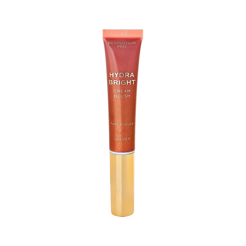 Румяна для лица `REVOLUTION` `PRO` HYDRA BRIGHT CREAM BLUSH кремовые со светоотражающими частицами тон Golden