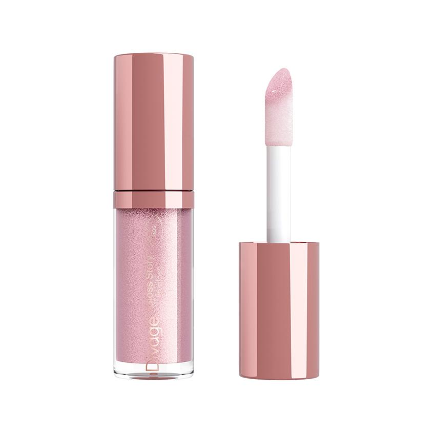 Блеск для губ `DIVAGE` GLOSS STORY с шиммером тон 05 Prosecco