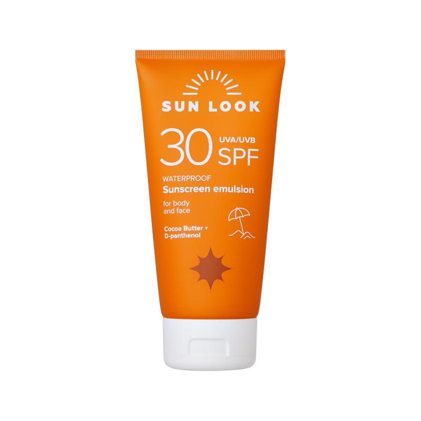 SUN LOOK | Эмульсия для тела `SUN LOOK` солнцезащитная водостойкая SPF-30 150 мл