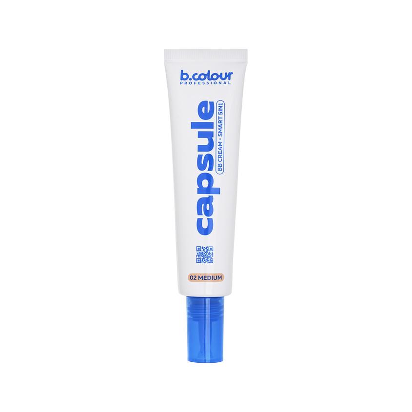 Тональный BB-крем для лица `B.COLOUR PROFESSIONAL` BB CREAM SMART против несовершенств 5в1 тон 02 Medium