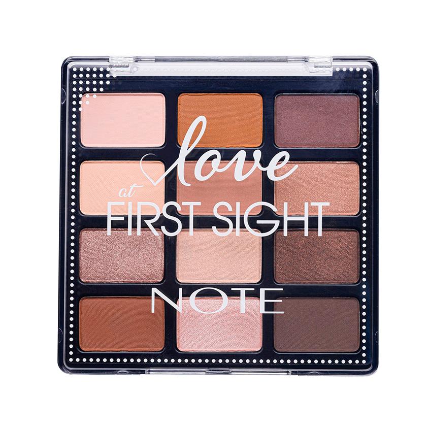 Тени для век `NOTE` LOVE AT FIRST SIGHT EYESHADOW PALETTE тон 201