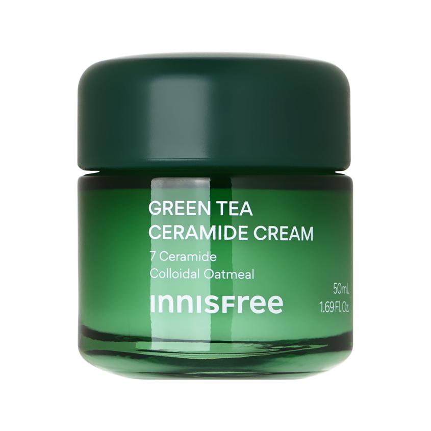Крем для лица `INNISFREE` барьерный с керамидами зеленого чая для питания кожи 50 мл