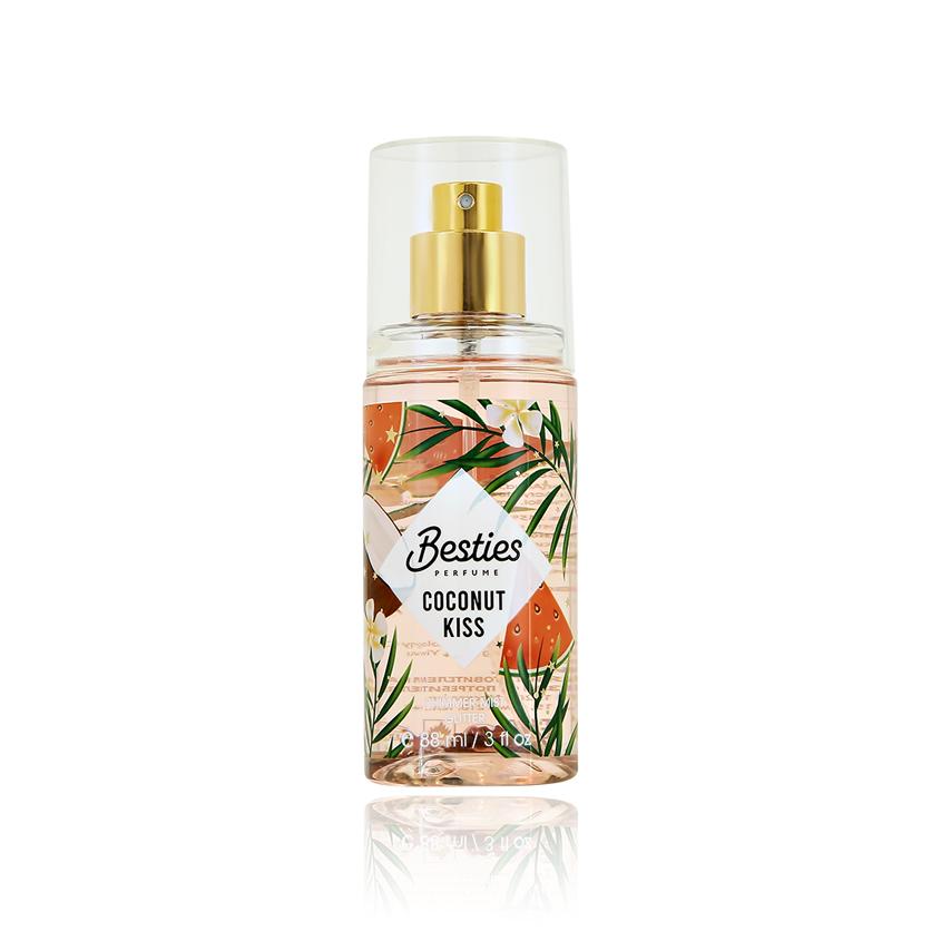 Парфюмированный мист для тела `BESTIES` SHIMMER MIST coconut kiss 88 мл