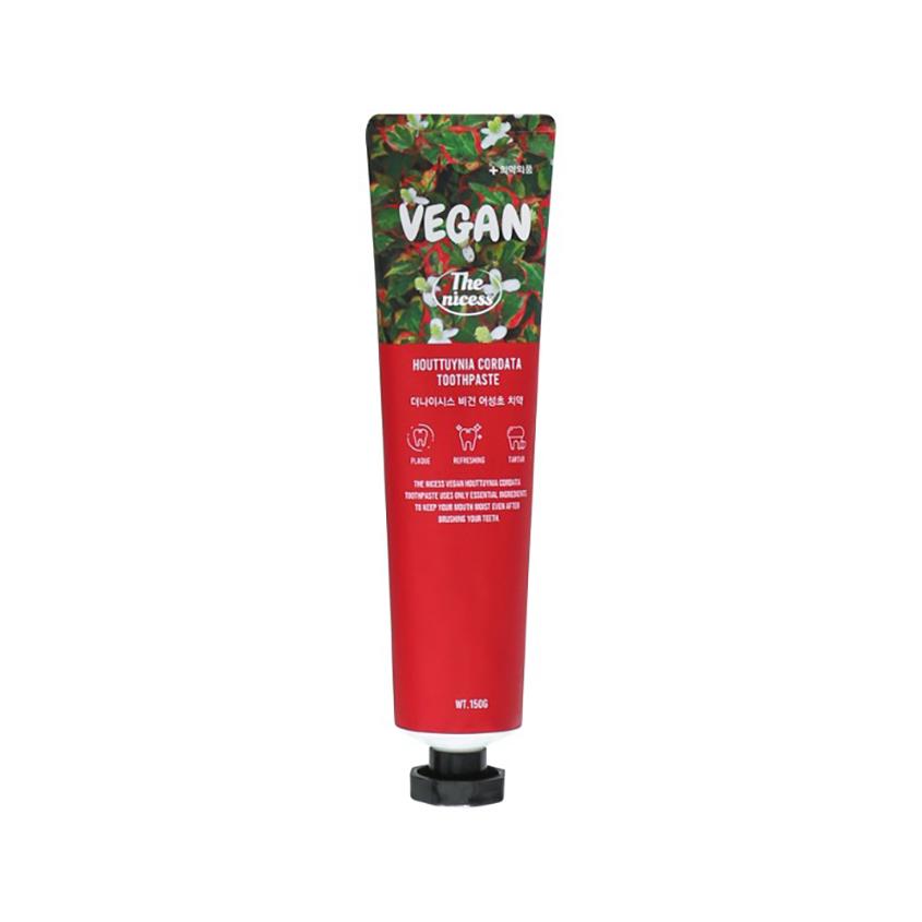 THE NICESS | Паста зубная `THE NICESS` VEGAN Houttuynia cordata 150 гр