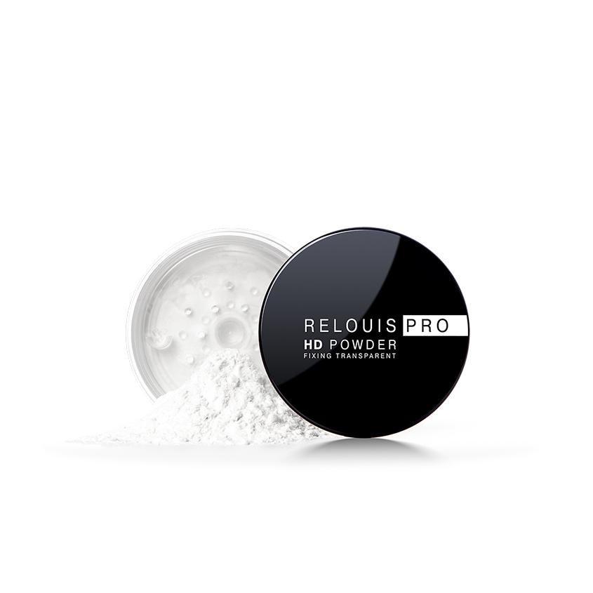 Пудра рассыпчатая для лица `RELOUIS` `RELOUIS PRO` HD POWDER фиксирующая прозрачная