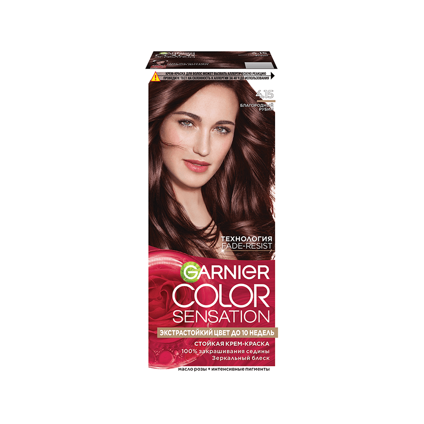 Краска для волос `GARNIER` `COLOR SENSATION` тон 4.15 (Благородный Рубин)
