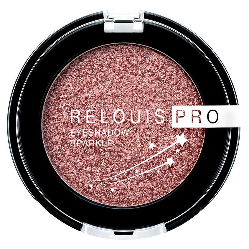 Тени для век `RELOUIS` `RELOUIS PRO` EYESHADOW SPARKLE тон 06 dusty rose